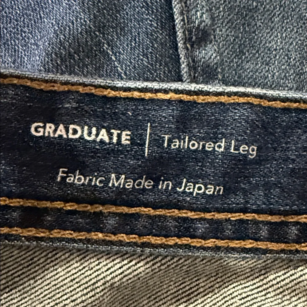 AG Adriano Goldschmied Tailored Leg Denim 360 Dark Blue Straight Jeans